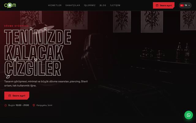COM Dövme demo mağazası
