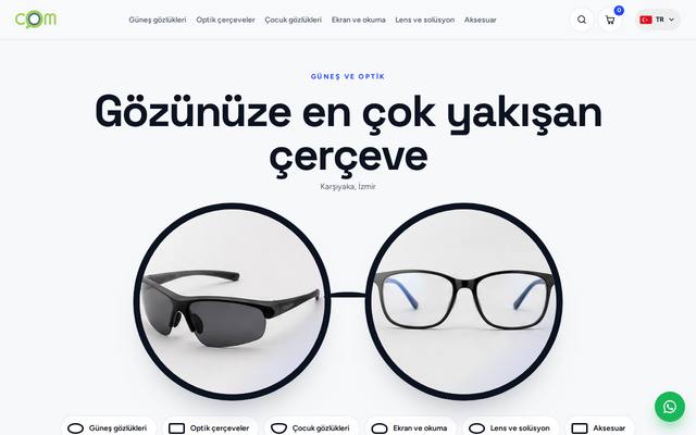 COM Optik demo mağazası
