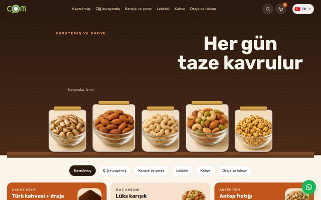COM Kuruyemiş demo mağazası