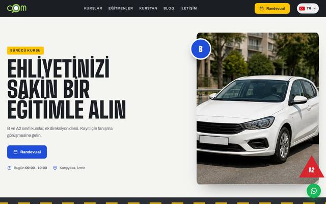 COM Sürücü kursu demo mağazası