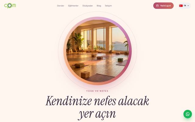 COM Yoga demo mağazası