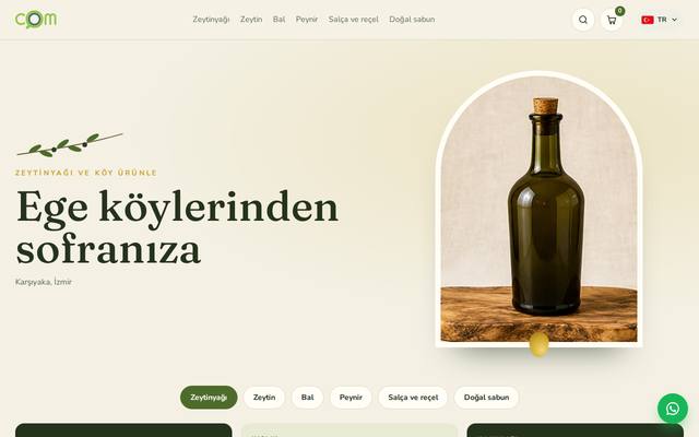 COM Zeytinyağı demo mağazası